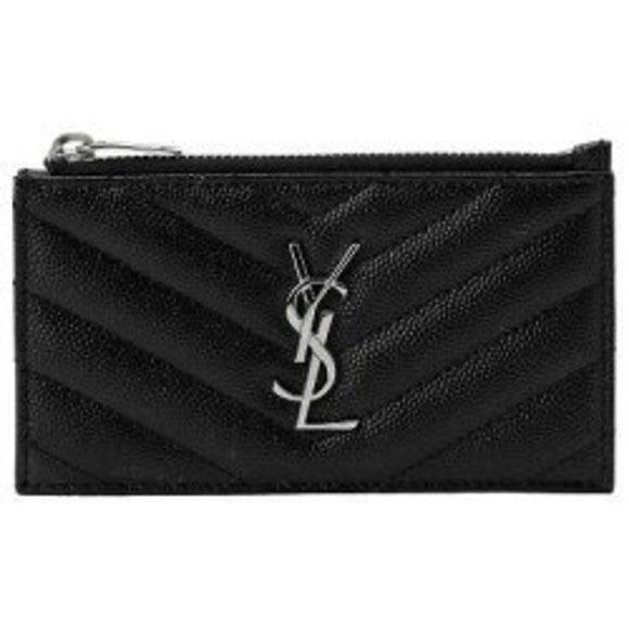 Saint Laurent YSL Monogram Zip Case Black - Picture 1 of 3
